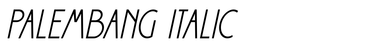Palembang Italic